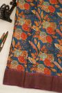 Fancy Tussar Multi-Colour Saree With Kaddi Border