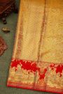 Kancheepuram Silk Peach Saree