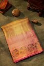 Kanchipuram Tissue Gold Colour Saree