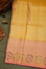 Kanchipuram Tissue Gold Colour Saree