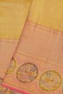 Kanchipuram Tissue Gold Colour Saree