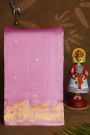 Fancy Matka Silk Pink Saree With Floral Buttis Body