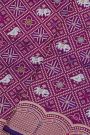 Banarasi Silk Purple Saree With Buttis In Curvy Shapes Border
