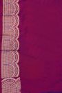 Banarasi Silk Purple Saree With Buttis In Curvy Shapes Border