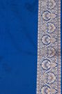 Banarasi Silk Multi-Colour Saree With Florals And Leaves Body