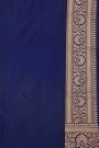 Banarasi Silk Multi-Colour Saree With Floral Brocade Pallu