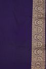 Banarasi Silk Multi Colour Saree With Florals and Leaves Jaal Border