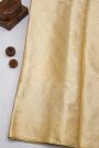Banarasi Georgette Cream Saree With Birds Border