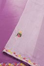 Banarasi Georgette Multi Colour Saree With Pearls Work Border