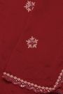 Banarasi Silk Maroon Saree With Sequence Pattern Border
