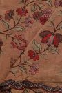 Designer Georgette Rust Saree With Weaves Design In Kardhana Work Border