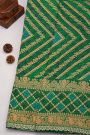 Designer Georgette Multi-Colour Saree With Florals And Paisleys In Zari Border