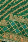 Designer Georgette Multi-Colour Saree With Florals And Paisleys In Zari Border