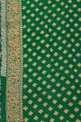 Designer Georgette Multi-Colour Saree With Florals And Paisleys In Zari Border