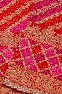 Designer Georgette Multi-Colour Saree With Florals And Leaves With Kardhana And Sequins Work