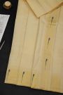 Kancheepuram Silk Cream Dhoti With Muniya Buttis Border