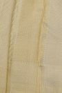 Kancheepuram Silk Off White Dhoti With Zig-Zag Lines Border