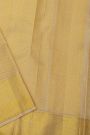 Kancheepuram Silk Cream Dhoti With Diamond Border