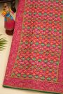 Banarasi Crepe Cream Saree