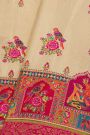 Banarasi Crepe Cream Saree