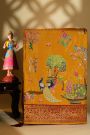 Banarasi Crepe Mustard Saree