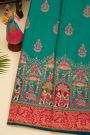 Banarasi Crepe Sea Green Saree