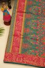 Banarasi Crepe Sea Green Saree