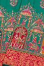 Banarasi Crepe Sea Green Saree