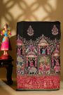 Banarasi Crepe Black Saree