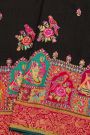 Banarasi Crepe Black Saree