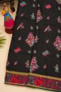 Banarasi Crepe Black Saree