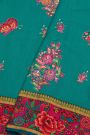 Banarasi Crepe Sea Blue Saree