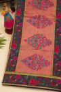 Banarasi Crepe Magenta Saree