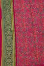 Banarasi Crepe Magenta Saree
