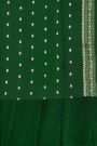 Fancy Matka Silk Golden Yellow Saree With Florals And Buttis Body And Self Florals And Leaves Jaal Border