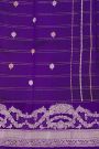 Fancy Matka Silk Mehendi Green Saree With Checks Body And Self Florals And Leaves Jaal Border