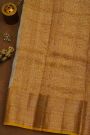 Fancy Organza Sea Green Saree With Florals And Buttis Body And Contrast Florals And Leaves Jaal With Kaddi Border