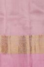 Fancy Organza Orange Saree With Checks And Buttis Body And Contrast Florals And Leaves Border
