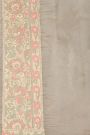Fancy Organza Grey Saree With Florals And Buttis Body And Self Florals And Leaves Jaal Border