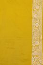 Banarasi Silk Yellow Saree With All Over Meenakari Weave