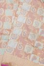 Banarasi Silk Baby Pink Saree With Florals And Leaves Body