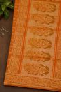 Banarasi Silk Orange Saree