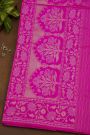 Banarasi Silk Magenta Saree