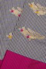 Banarasi Silk Multi-Colour Saree With Checks and Florals In Meenakari