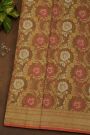 Banarasi Cotton Multi Colour Saree With Kaddi Pallu