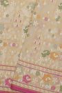 Banarasi Cotton Off White Saree