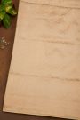 Banarasi Silk Beige Saree With Florals And Leaves Jaal Border