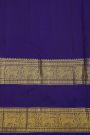 Kancheepuram Pure Silk Wine Saree With Mythical Lion-Elephant Creature Border