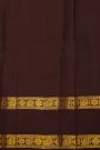 Kancheepuram Pure Silk Multi-Colour Saree With Florals And Peacocks Border