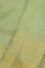 Kancheepuram Pure Silk Sea Green Saree With Buttis Body And Florals Border